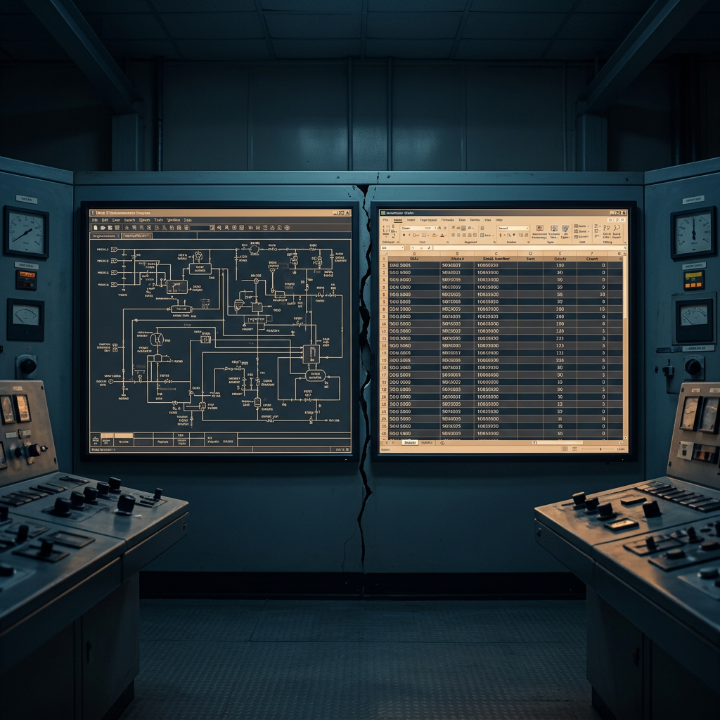 MRO Inventory Optimization Starts with Engineering Data: Why Asset-Intensive Operators Pay Twice for Bad Data