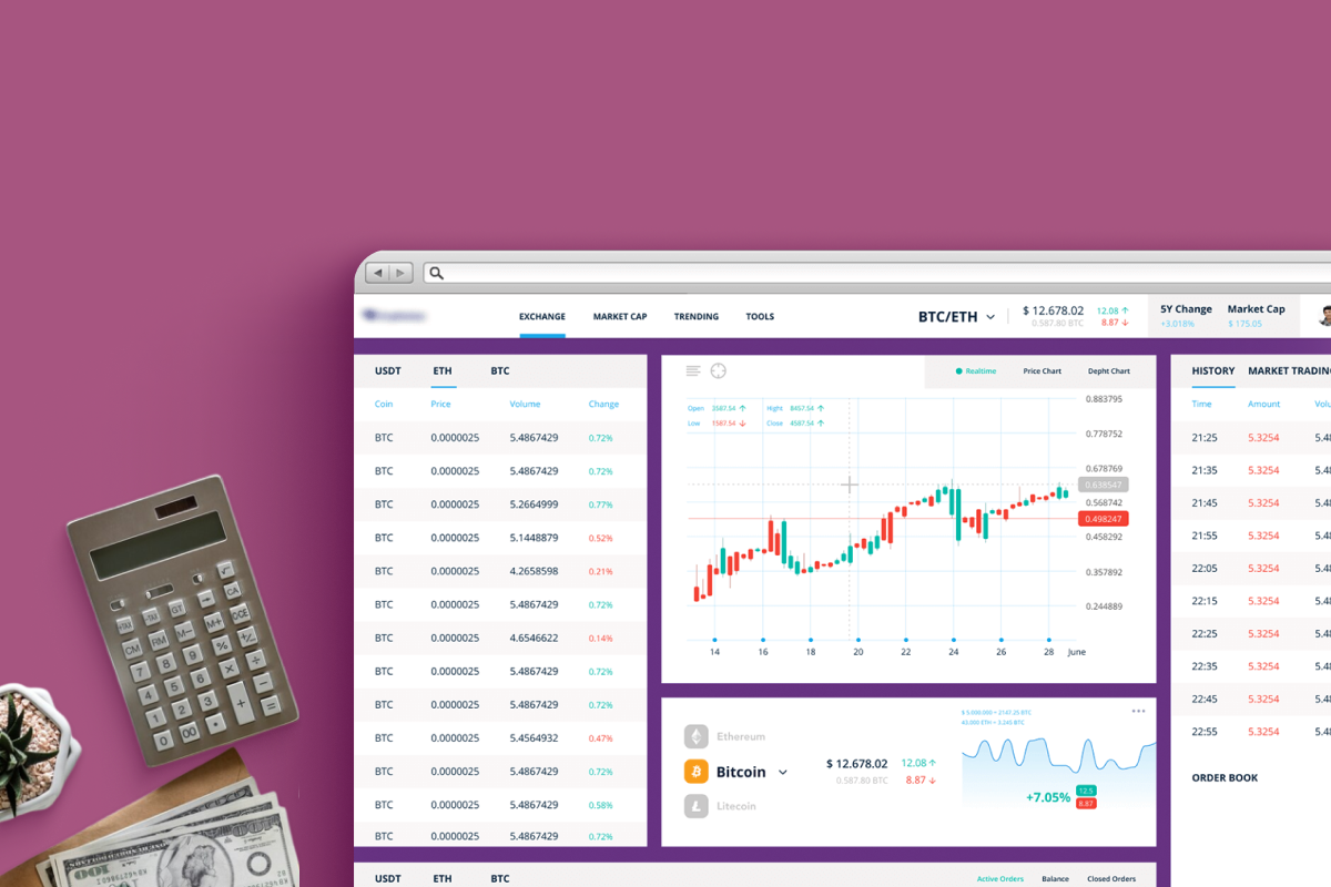 Interface Enrichment for Cryptocurrency Trading Platform