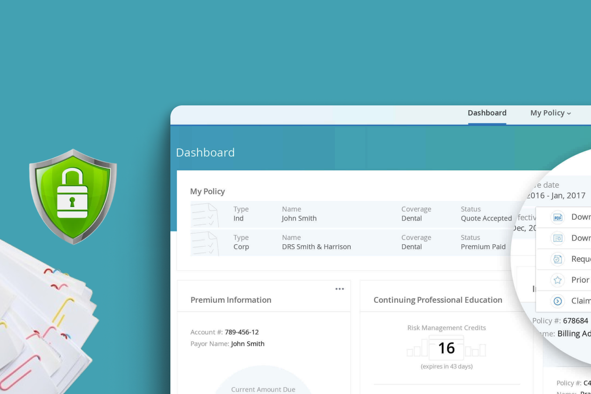 Insurance Company Self-Service System